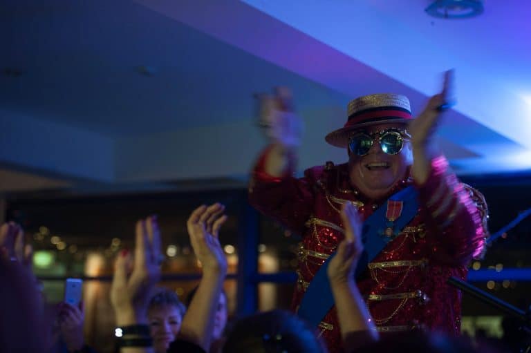 Elite Elton - Elton John Tribute Act whips the crowd into a frenzy.
