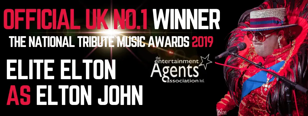 Official UK No.1 Winner - Elite Elton as Elton John